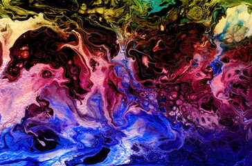 red and yellow liquid