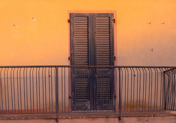 Balkon in der Abendsonne