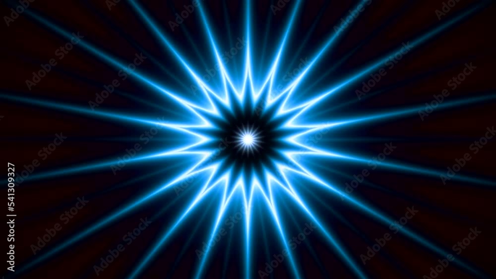 Poster psychedelic flashing neon pattern with rings and lines. motion. bright flashing pattern with neon ci