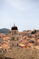 Obraz premium Orange roofs of Croatia's old town