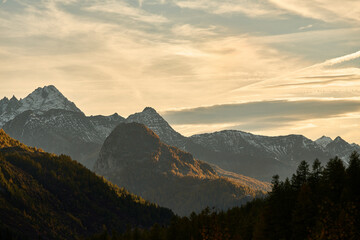 Fototapeta na wymiar Italian Alps mountains