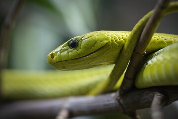 close up of a snake
