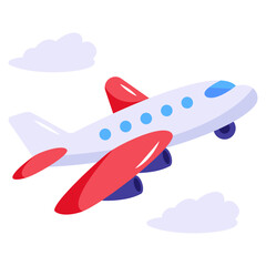 An airplane flat icon download