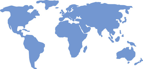World map. Png and Jpeg file formats