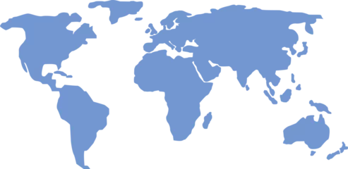 Türaufkleber World map. Png and Jpeg file formats © mykhailobokovan