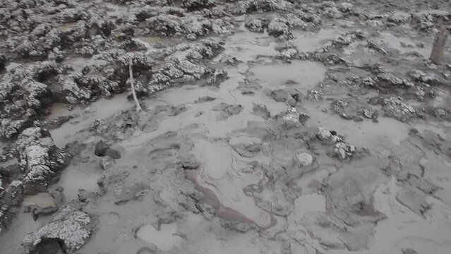 Mud vulcano spot Borneo Malysia