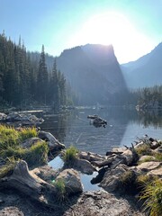 lake in the mountains