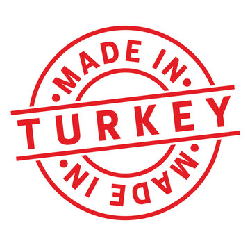 Made In Turkey Stamp Logo Icon Symbol Design. seal, icon