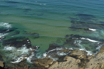 view of the sea with rocks