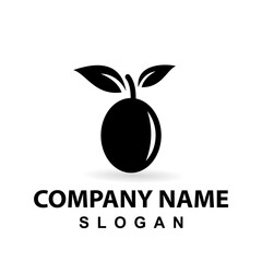 Olive oil logo icon design vector template