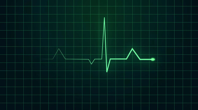 Heartbeat lines illustrator background created with computer graphics. Health- medicine and human heart concepts. Electrocardiogram. ECG  Pulse