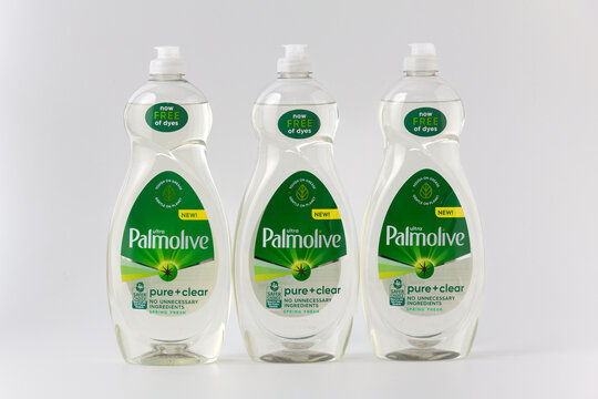 Palmolive Pure and Clear Dishwashing Liquid and Trademark Logo