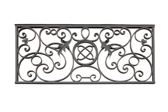 Antique cast grate.