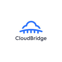 cloud technology logo design templates