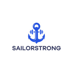 fitness sailors logo design