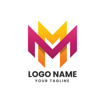 Letter MM Creative Logo Design