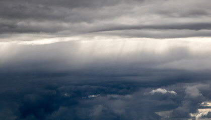 Fototapeta na wymiar Storm clouds background, dramatic sky