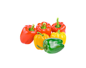 bell  peppers   isolated on transparent png
