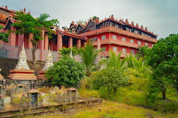Pagoda of a Thousand Faces. The Pagoda of a Thousand Faces, or Tan Shon, is a temple in which the...