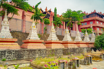 Pagoda of a Thousand Faces. The Pagoda of a Thousand Faces, or Tan Shon, is a temple in which the...