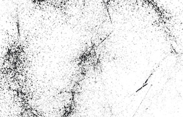 Dark Messy Dust Overlay Distress Background. Easy To Create Abstract Dotted, Scratched, Vintage Effect With Noise And Grain 