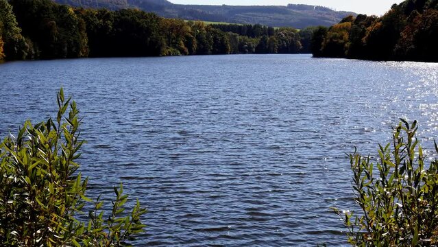 the german hennesee dam 4k 30fps video