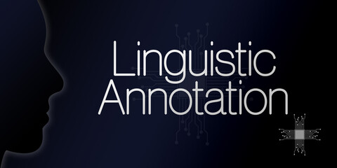 Obraz premium Linguistic annotation