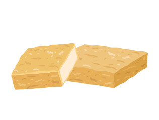 厚揚げのイラスト