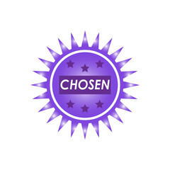 Abstract chosen for web design. Business woman illustration. Vector illustration. stock image. 