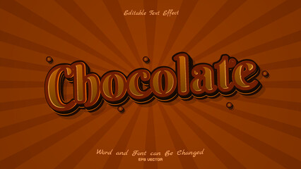 Chocolate Text Effect