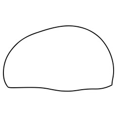 snow cap, Digital paint illustration