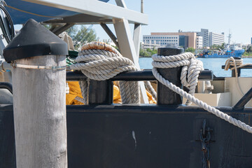 Rope on pier in Florida