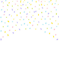 紙吹雪　背景素材　フレーム　PNG