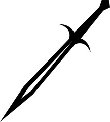  Sword icon vector illustration on white background..eps