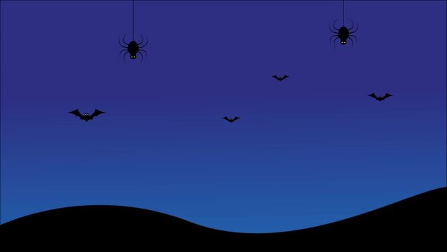 Halloween in the United States public holiday scary background
