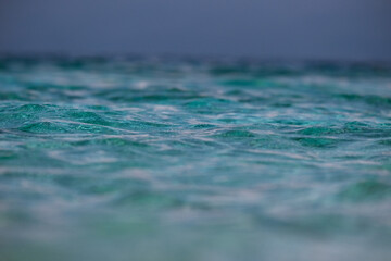 Fototapeta premium Close up of clear sea water as background