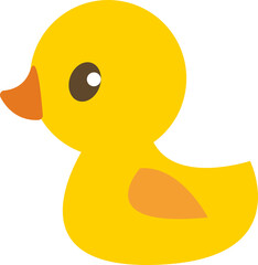 yellow rubber duck isolated