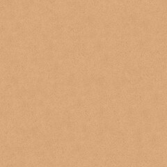 Seamless Kraft Paper Texture. Rough, grainy, beige material. Minimalistic background for design, advertising, 3d. Empty space for inscriptions. A cardboard sheet for packing the parcel.