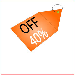 Black friday discount 40% label keychain editable..