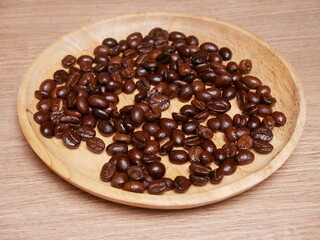 Still life shot of coffee beans stock photo
