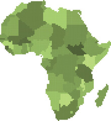 Square Geometry Africa map