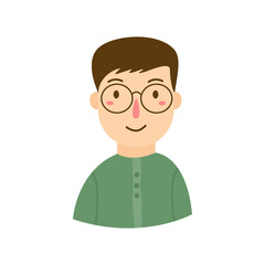 muslim man illustration