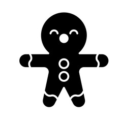 gingerbread glyph icon