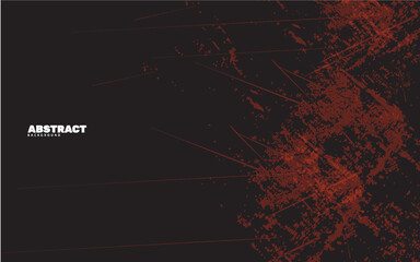Abstract grunge texture background black and red color background
