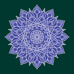 Mandala art drawing 4. This is an eps file.