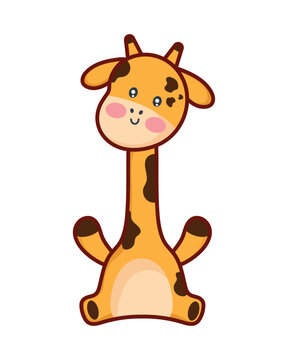 cute giraffe kawaii animal