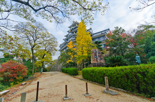 Okayama Castle In Okayama City, Japan.