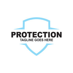 security protection logo icon vector template