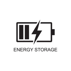 energy storage icon , technology icon
