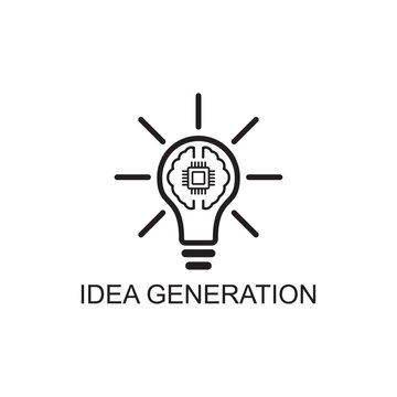 Idea Generation Icon , Technology Icon